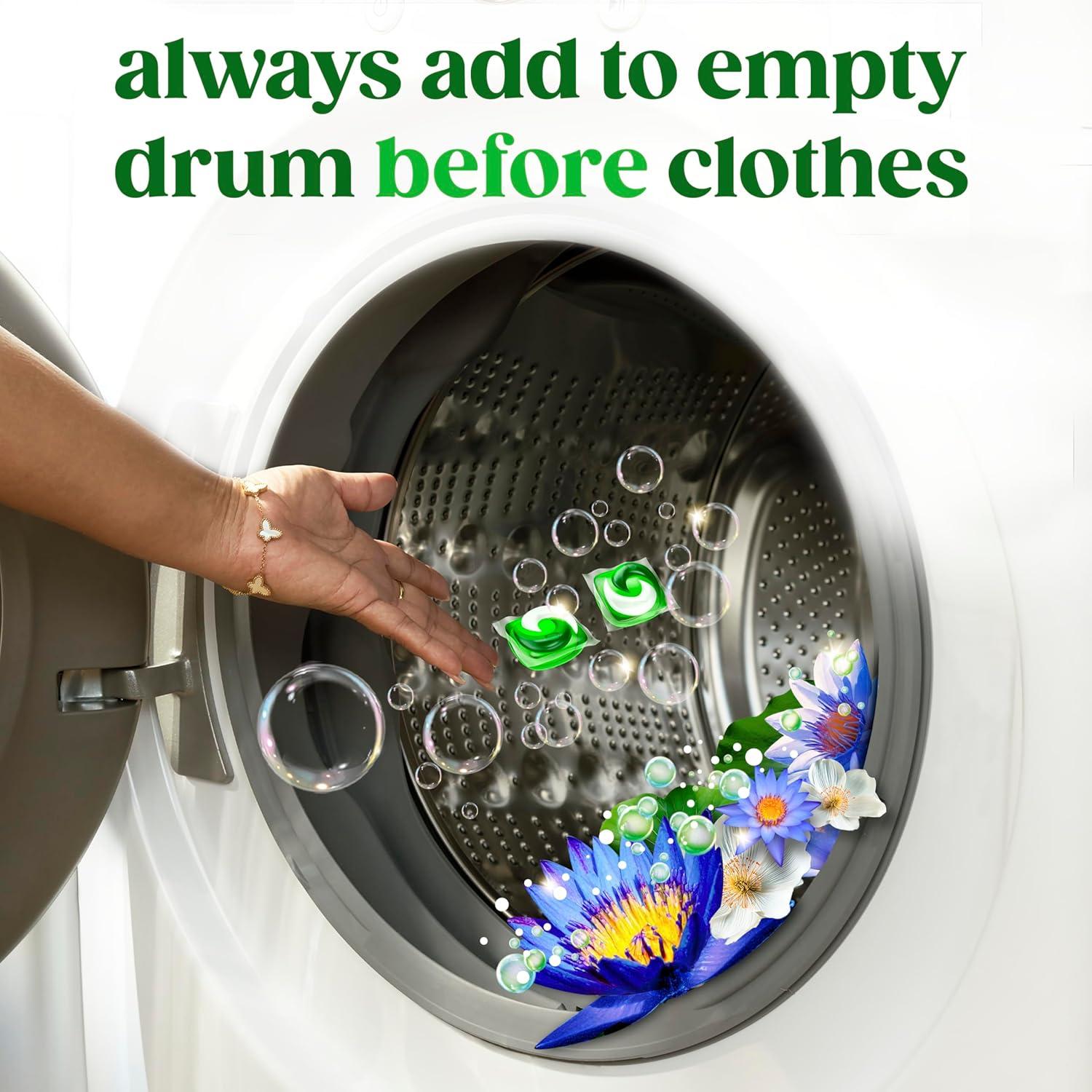 imageGain Flings Liquid Washing Detergent Pods Now with Odor Defense Color Guard Waterfall Delight Scent 4In1 liquid laundry detergent pacs clean amp fresh 76 Count Packaging May VaryWaterfall Delight