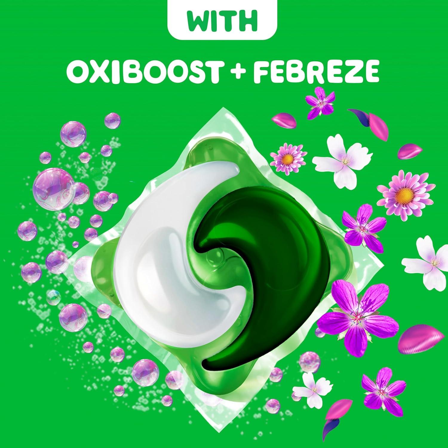imageGain Flings Liquid Washing Detergent Pods with Odor Defense Color Guard Moonlight Breeze Scent 4in1 Liquid Laundry Detergent Pacs Clean amp Fresh 42 Count Packaging May VaryMoonlight Breeze