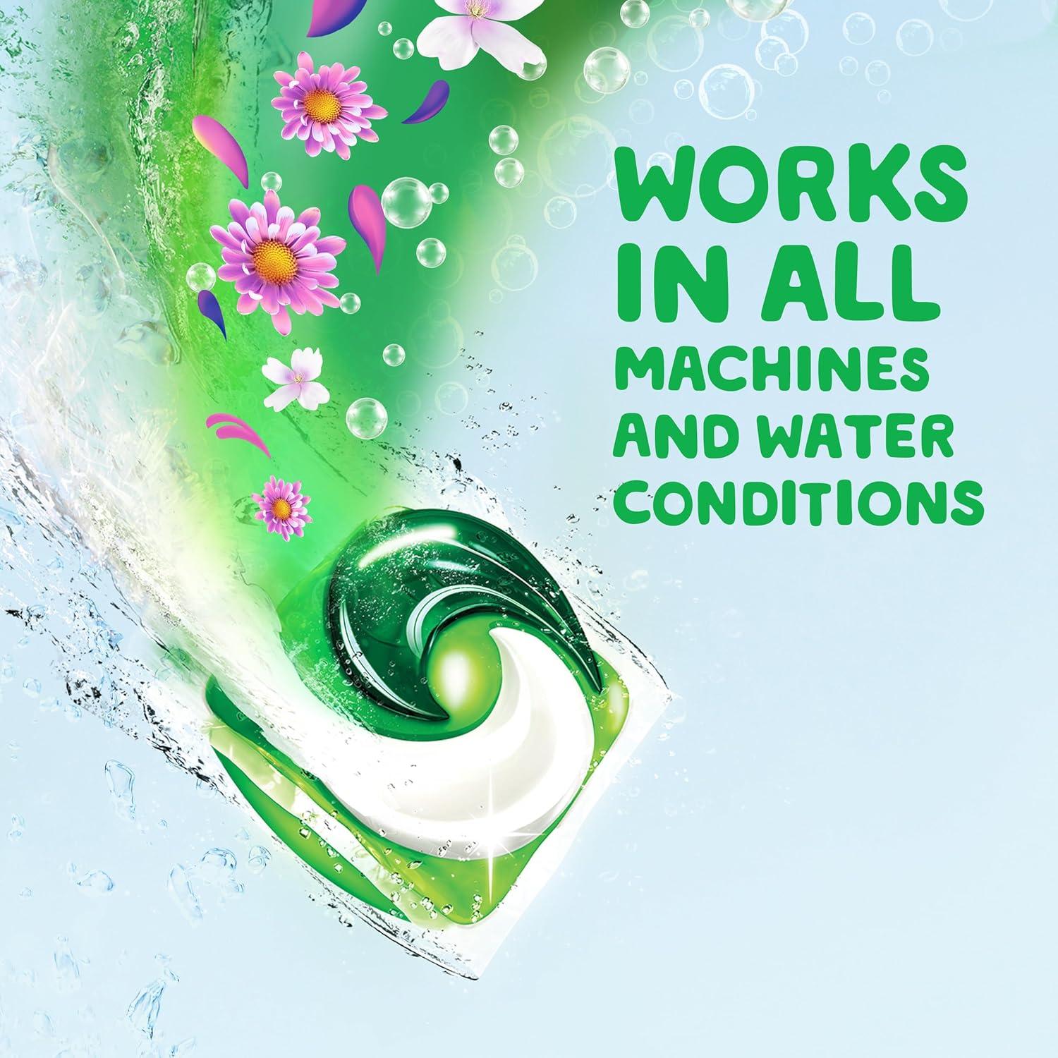 imageGain Flings Liquid Washing Detergent Pods with Odor Defense Color Guard Moonlight Breeze Scent 4in1 Liquid Laundry Detergent Pacs Clean amp Fresh 42 Count Packaging May VaryMoonlight Breeze