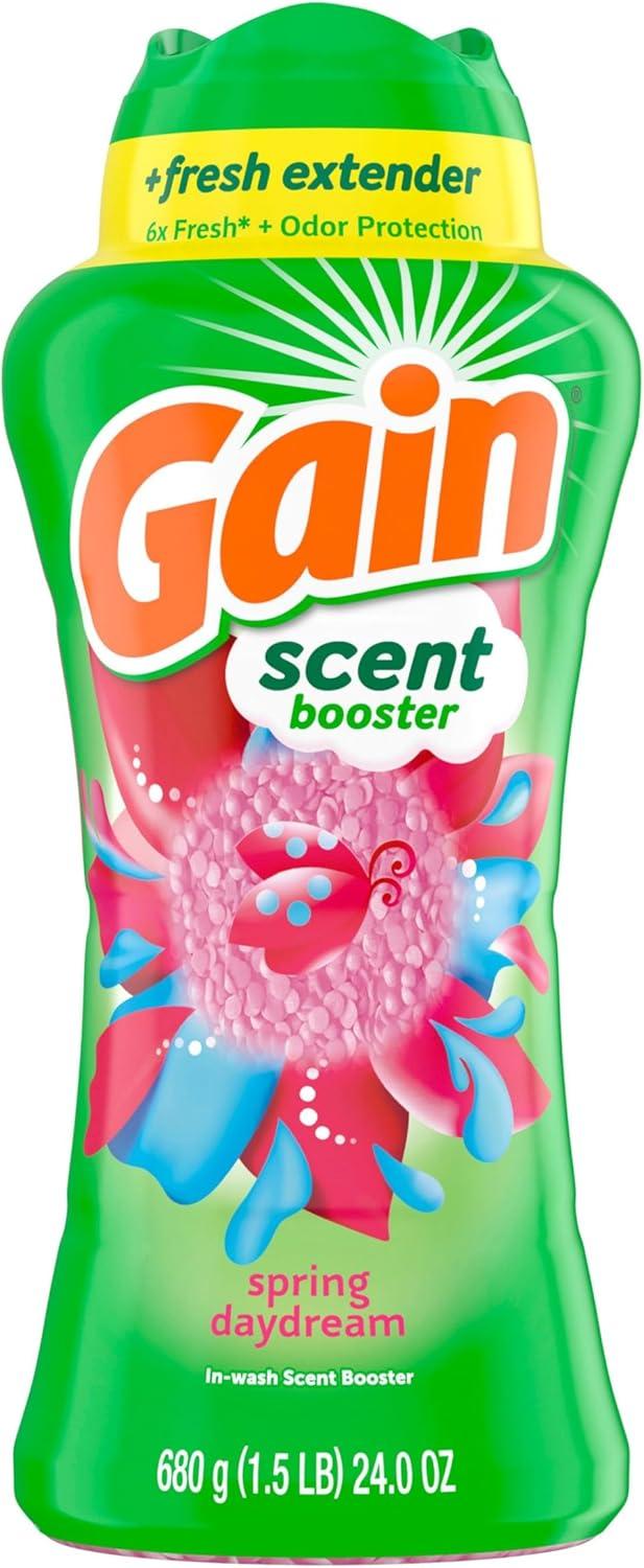 imageGain InWash Laundry Scent Booster Spring Daydream Scent 240 OZ Fresh Extender Odor ProtectionSpring Daydream