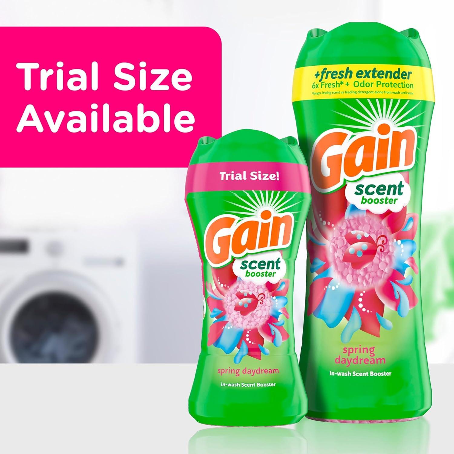 imageGain InWash Laundry Scent Booster Spring Daydream Scent 240 OZ Fresh Extender Odor ProtectionSpring Daydream