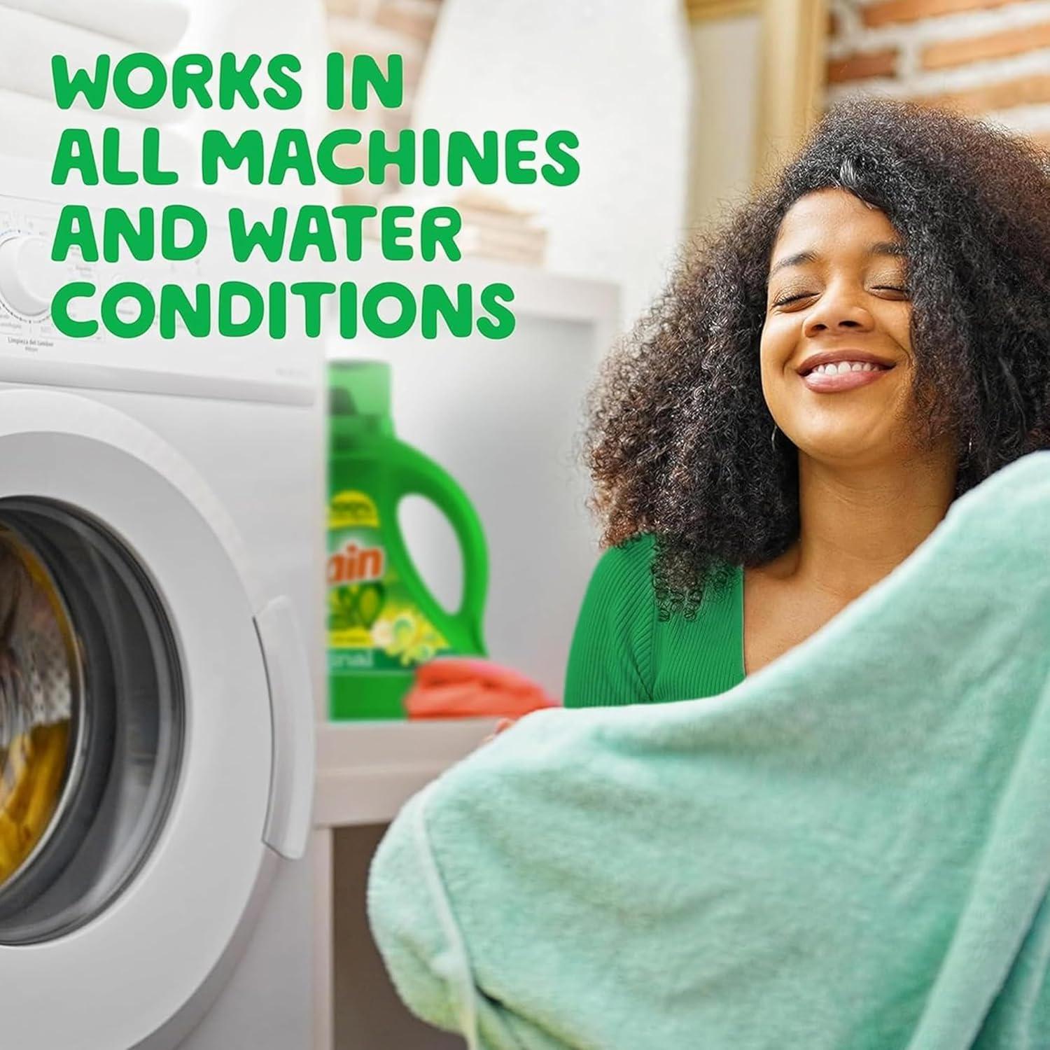 imageGain Liquid Laundry Detergent Lavender Scent 154 fl oz 107 loads HE compatible Laundry Detergent Liquid Soap200 Fl Oz Pack of 1