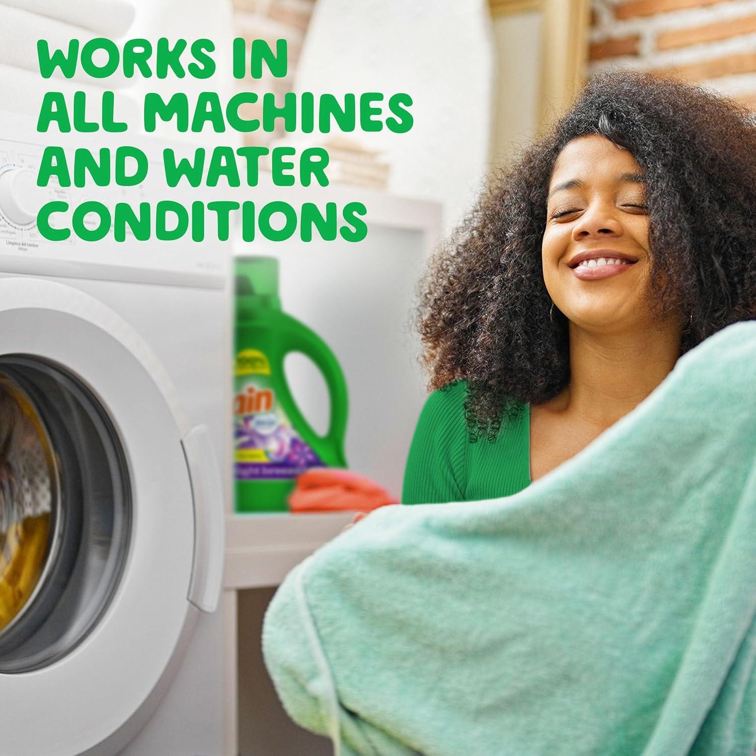 imageGain Liquid Laundry Detergent Now with Odor Defense Moonlight Breeze Scent 132 fl oz 100 Loads Packaging May VaryMoonlight Breeze