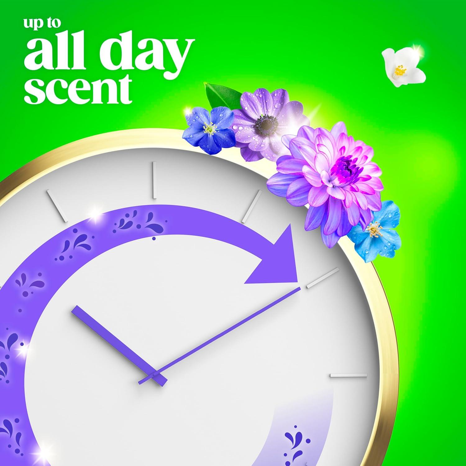 imageGain Liquid Laundry Detergent Now with Odor Defense Relaxing Dewdrop Scent 132 fl oz 100 Loads Packaging May Vary