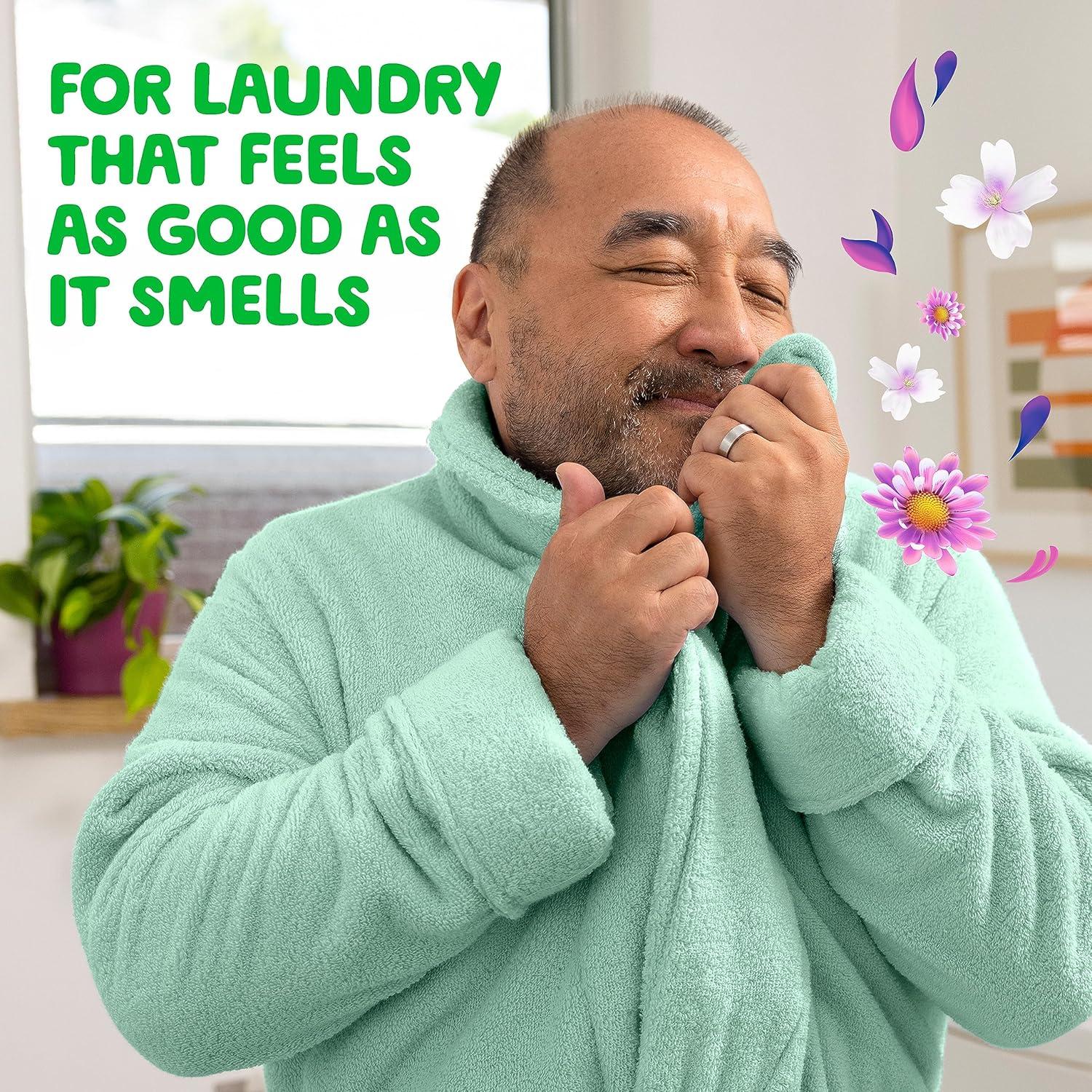 imageGain Moonlight Breeze Fabric Softener 140 FL OZ 190 Load Smooth Touch Laundry Conditioner LiquidMoonlight Breeze