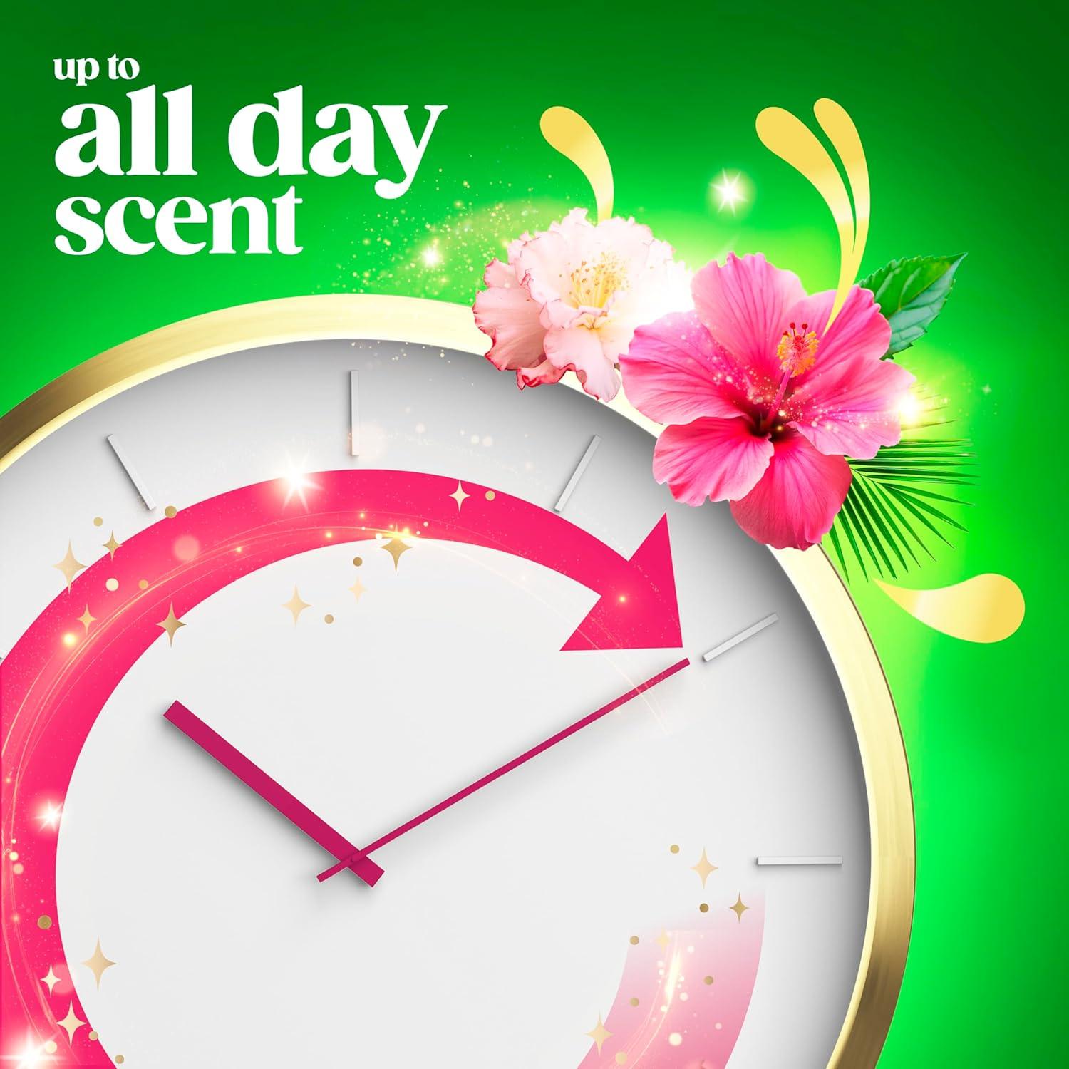 imageGain Plus Flings Liquid Washing Detergent Pods Gains Best Clean AllInOne Happy Hibiscus Scent Laundry Pacs 45 Count Packaging May VaryHibiscus Hula