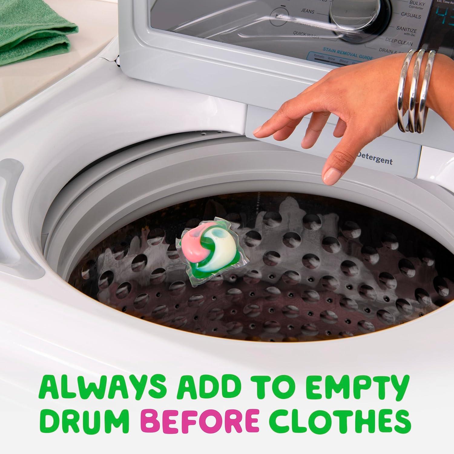 imageGain Plus Flings Liquid Washing Detergent Pods Gains Best Clean AllInOne Happy Hibiscus Scent Laundry Pacs 45 Count Packaging May VaryHibiscus Hula