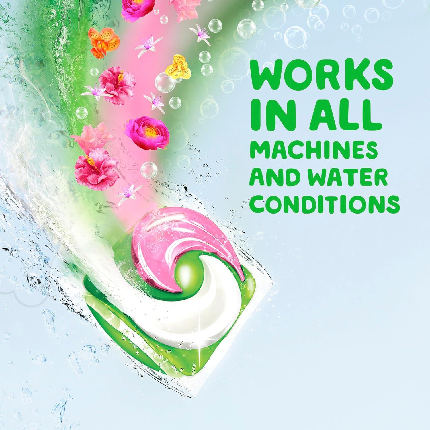 imageGain Plus Flings Liquid Washing Detergent Pods Gains Best Clean AllInOne Happy Hibiscus Scent Laundry Pacs 45 Count Packaging May VaryHibiscus Hula