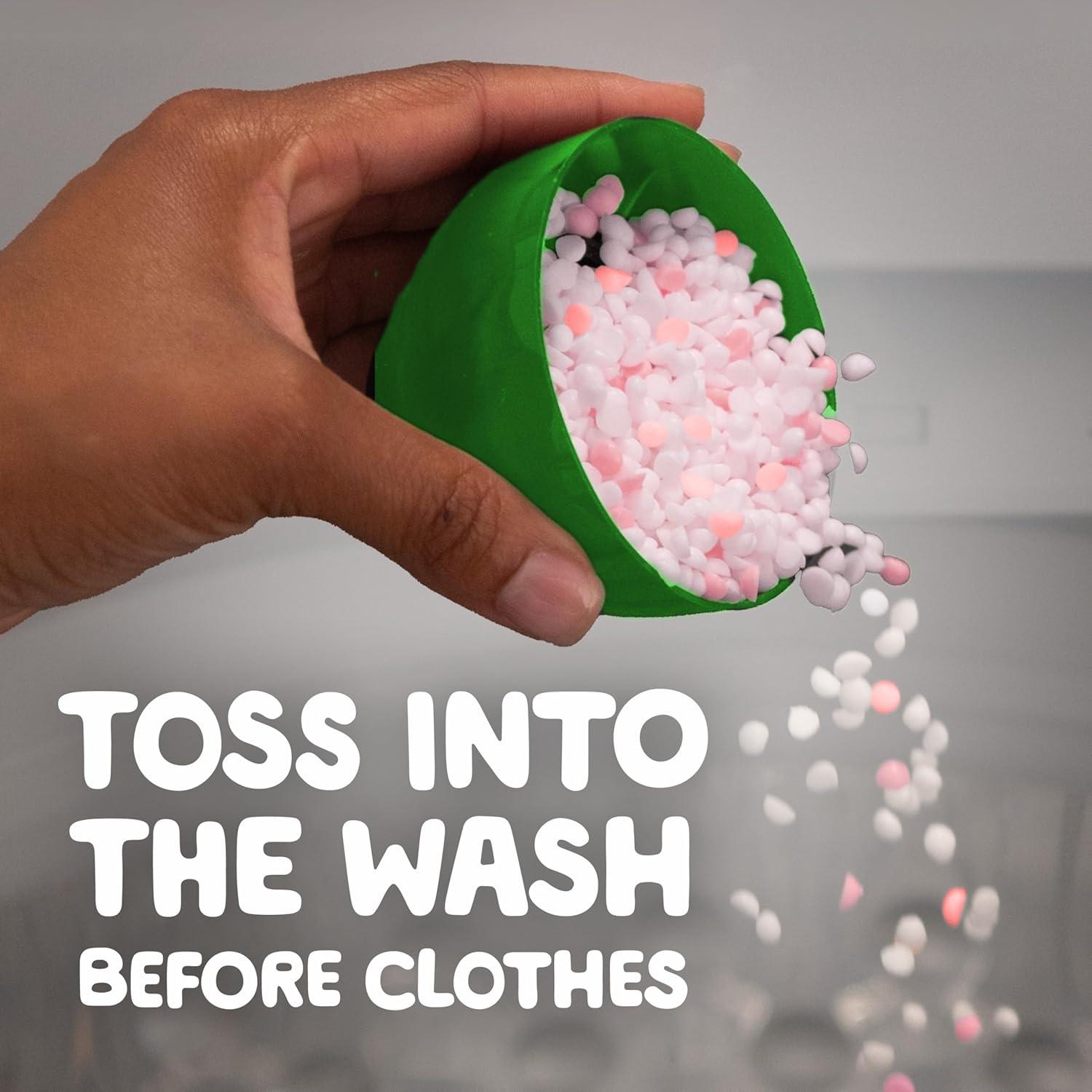 imageGain Tango 2in1 Laundry Scent Booster Beads Strawberry and Shea Scent 211 oz Laundry Beads with Dual Scents Plus All Day FreshnessStrawberry Shea