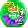imageGain Flings Liquid Washing Detergent Pods with Odor Defense  Color Guard Moonlight Breeze Scent 4in1 Liquid Laundry Detergent Pacs Clean amp Fresh 42 Count Packaging May VaryMoonlight Breeze
