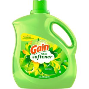 Gain Laundry Fabric Softener Liquid, Original, 129 Fl Oz 150 Loads(Original)