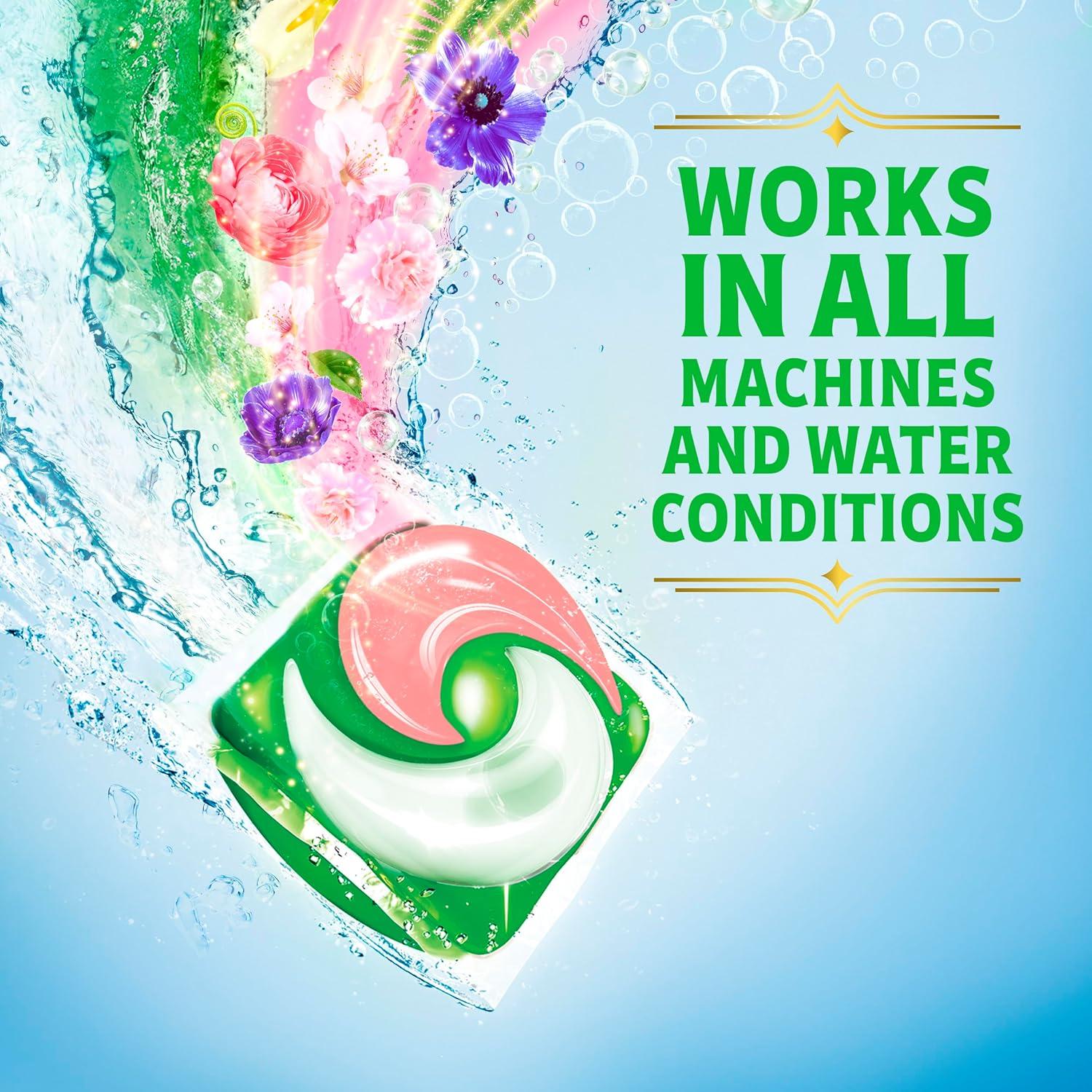 imageGain Flings Wicked For Good Limited Edition Laundry Detergent Pacs 42 Count Fantabulous Floral Scent 3 in 1 HE Detergent Pacs with Oxi Boost and Febreeze