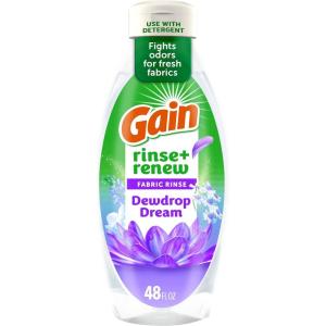 Gain Dewdrop Dream 48 FL OZ Fabric Rinse and Renew Laundry Odor Remover