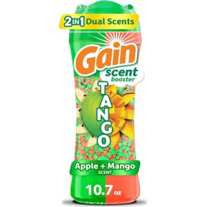 Gain Tango 2-in-1 Laundry Scent Booster Beads, Apple and Mango Scent, 21.1 OZ, Laundry Beads with Dual Scents Plus All Day Freshness(Apple Mango Tango)
