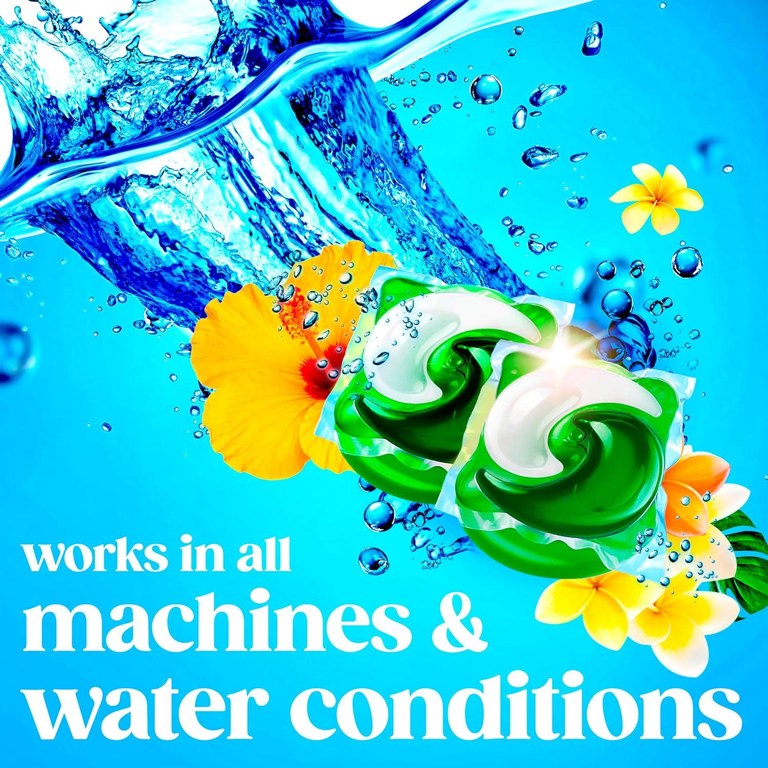 imageGain Flings Liquid Laundry Detergent Island Fresh Scent 112 Count HE CompatibleIsland Fresh