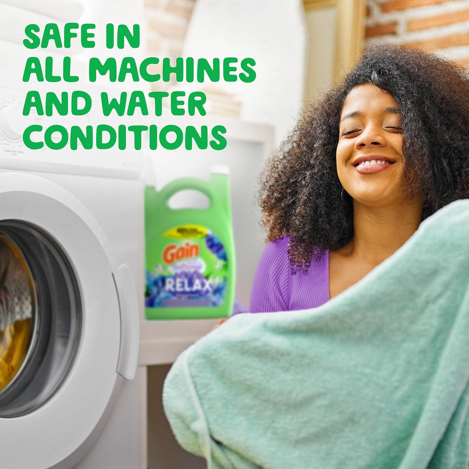 imageGain Liquid Fabric Softener Fabric Conditioner Relax 127 fl oz 188 Loads