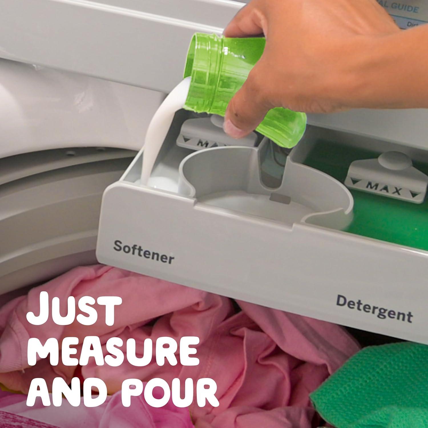 imageGain Liquid Fabric Softener Fabric Conditioner Softening Laundry Conditioner Happy 127 fl oz 188 Loads