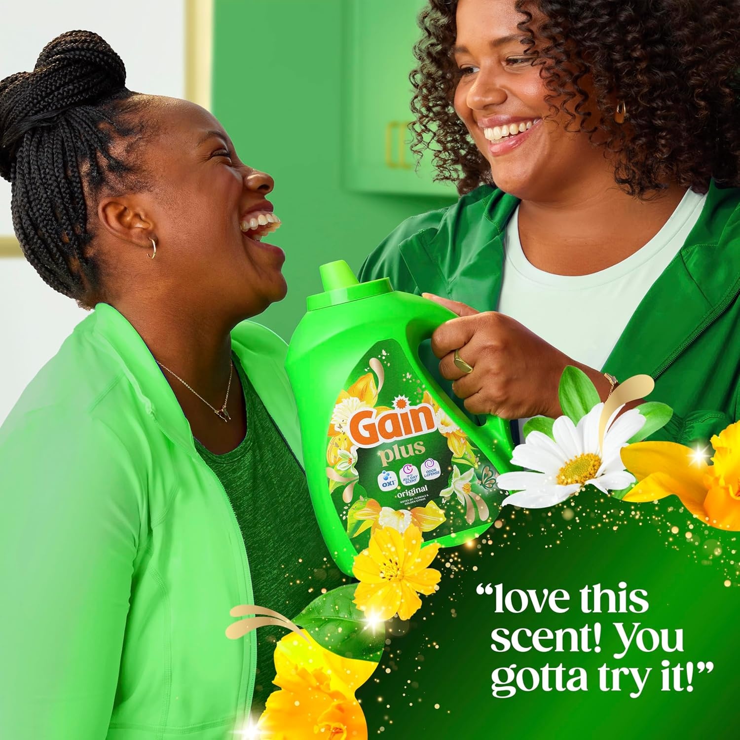 imageGain Plus Liquid Laundry Detergent Cleaner Fresher Now with Oxi Original Scent 170 fl oz 129 Loads99 Fl Oz Pack of 1